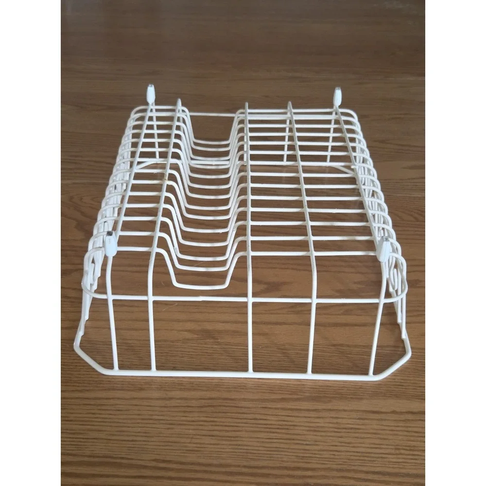 Rubbermaid Coated Wire Sink Dish Drainer Rack Rubber Bottom Vintage
